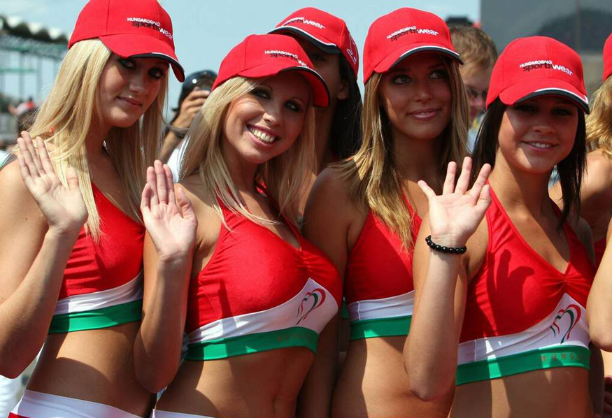 Girls At The Hungarian Grand Prix Ausnude
